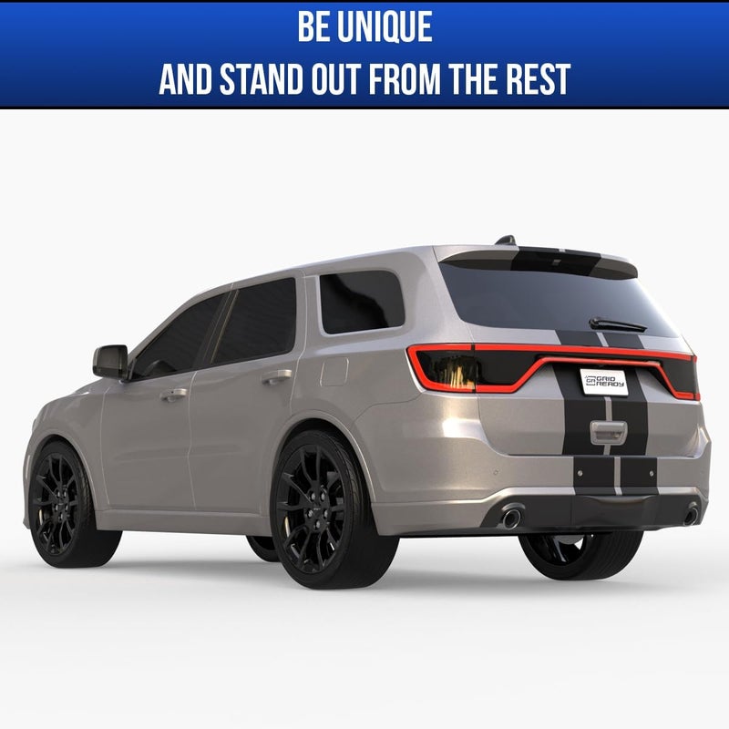 GRIDREADY Fits 2014-2024 Dodge Durango Tail Light Tint Kit. Dark black smoke vinyl taillight overlay accessories. - Image 4